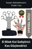 Pratik Silikon El Bilek Parmak Kol Kas Güçlendirici Geliştirici Fizik Tedavi Egzersiz Lastik Kayışı thumbnail 1