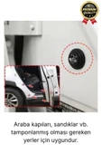 Yüksek Kalite Dayanıklı Çarpma Engelleyici Araba Oto Kapı Sesi Darbe Emici Absorbe Aparatı 10 Adet - 5