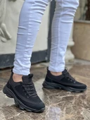 ET-KB-707 Siyah Süet Siyah Yüksek Taban Bağcıklı Günlük Erkek Ayakkabı thumbnail 1