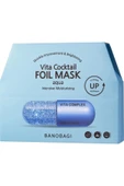 Banobagi Vita Cocktail Foil Mask Aqua ( Gözenek sıkılaştırıcı ve Kuruluk karşıtı pamuk maske) - 2