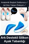 Çok Amaçlı Rahat Anatomik Boşluk Doldurucu Jel Düz Taban Önleyici Ark Destek Silikon Ayak Tabanlığı - 1