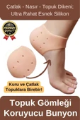 Ultra Rahat Çatlak Nasır Diken Esnek Silikon Tabanlık Gömlek Topuk Çorabı Koruyucu Bunyon 1 Çift - 1