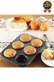 Çok Amaçlı Mutfak Yüksek Isıya Dayanıklı Yıkanabilir Yanmaz Yapışmaz 6’lı Kek Muffin Cupcake Kalıbı - 6