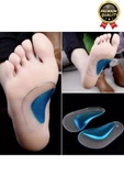 Çok Amaçlı Rahat Anatomik Boşluk Doldurucu Jel Düz Taban Önleyici Ark Destek Silikon Ayak Tabanlığı - 2