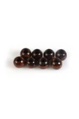 14mm Cilalı Kahverengi Ahşap Boncuk 20 gram ( 19-21 Adet) Makrome Boncuk, Tahta Boncuk - 1