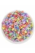 Ayı Figür, Ayı Şekilli Karışık Pastel Renk Boncuk,takı Yapımı (50gr, ~280 Adet) - 3