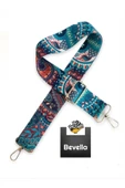Polyester Kolon Ayarlanabilir Çanta Sapı - Telefon Askısı (120 CM) / Kaşmir Desen - 1