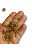 Küçük Boy Çengelli Iğne - 50 Adet - ( Gold Renk ) - 1