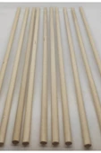 Makrome Çubuğu Ham 40 Cm Uzunluk-10 Mm Kalınlık (1 Paket 10 Adet) - 1