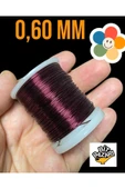 Filografi Bakır Çiçek Teli 0,60 Mm - Takı Teli - Hobi Teli - 1 Makara - 1