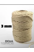 3 Mm 300 Metre Jüt Halat Ip - Hasır Ip - Kendir Ip - - 2