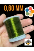 Bakır Çiçek teli 0,60 mm - Takı teli - Hobi Teli - 1 Makara - 1