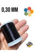 Bakır Çiçek teli 0,30 mm - Takı teli - Hobi Teli - 1 Makara - ( Ort 50 Metre ) - 1