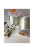 100 Metre Silikonlu Esnek Lastik Misina - 0.8mm Kalınlığında Şeffaf Lastik Misine - 1