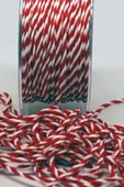 Marteniçka Ipi / Kırmızı Beyaz Hediye Paketleme Ipi / Iki Renkli Paket Ipi 5m - 2