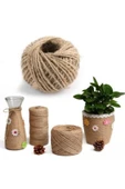 Natural Jüt Ip - Kendir Ip - Hasır Ip - Süsleme Ve Hobi Ipi Kraft Süsleme Magnet Kutuları Süsleme - 3