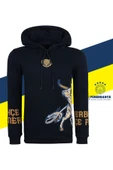 Fenerbahçe Orijinal Lisanslı Kapüşonlu Kolej Sweat Kadıköy Boğası Baskılı Erkek Sweat - 1
