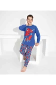 Erkek Çocuk Desenli Uzun Kollu Pijama Takımı - 2