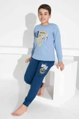 Erkek Çocuk Desenli Uzun Kollu Pijama Takımı thumbnail 2
