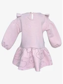 6-9 Aylık 62-74 Cm Kışlık %100 Pamuk Dışı Penye İçi Polar Bebek Çocuk Elbise - 2