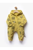 Kıpırık Baby Bebek Tulumu Kapşonlu Fermuarlı - 1