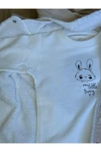 3'Lü Kız Bebek Çocuk İçi Polarlı Ceket 2 İplik Sweatshirt Ve Pantalon Takım - 2