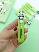 Mini Şekilli Falçata Maket Bıçağı - Sevimli Panda - 2