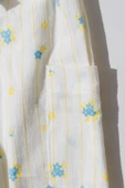 Kız Bebek Çocuk Sarı Papatya Desenli Pantalonlu Takım - 2
