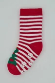 Kıpırık Baby 3 Çift Havlu Pamuklu Kışlık Yılbaşı Desenli Unisex Çocuk Ve Bebek Soket Çorap thumbnail 3