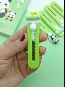 Mini Şekilli Falçata Maket Bıçağı - Sevimli Bambu - 2