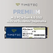 Timetec Elite MS40 4TB 5000/4700MB/s Gen4x4 22x80 M.2 NVMe SSD - 2