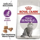Royal Canin Sensible 33 Kuru Kedi Maması 4 kg + 2 Adet Yaş Mama Hediye - 2