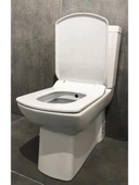 Creavit Lara Duvara Sıfır Klozet + Yavaş Kapanır Kapak + İç Takım Set thumbnail 3