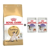 Royal Canin Siamese Yetişkin Kedi Maması 2 kg + 2 Adet Yaş Mama Hediye - 1