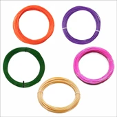 3D Kalem için Ara Renkler (Turuncu,Mor,Yeşil,Pembe,Ten Rengi) PLA Filament Seti - 1