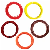 3D Kalem için Ateş Ve Toprak (Kırmızı,Bordo,Turuncu,Sarı,Kahverengi) PLA Filament Seti - 1