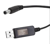 Usb To Dc 5.5,2.5mm Standart  Uçlu, 12 Volt  1 Amper 5 Volt To 12 Volt Çevirici Adaptör thumbnail 1