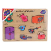 ONY-168-169 Ahşap Tutmalı Mutfak Gereçleri -Onyıl Oyuncak - 1