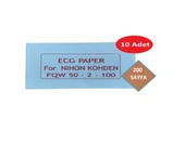 Vira ECG Kağıdı Nihon Kohden FQW 50-2-100 Z Katlamalı 10 Adet 200 Sayfa - 1