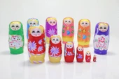 6'lı Ahşap Matruşka - 1