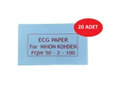 Vira ECG Kağıdı Nihon Kohden FQW 50-2-100 Z Katlamalı 20 Adet 100 Sayfa - 1