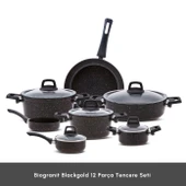 Karaca Biogranit Blackgold 12 Parça Tencere Seti - 4