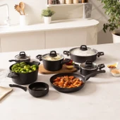 Karaca Biogranit Blackgold 12 Parça Tencere Seti - 2