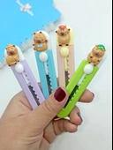 Mini Şekilli Falçata Maket Bıçağı - Capybara Mavi - 3
