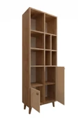 FUHO İda Bohem Kitaplık Safir Meşe-Vizon Bej - 3