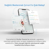 Şımart Akıllı Mutfak Terazisi Bluetooth Destekli Hassas Dijital Ölçüm - 6