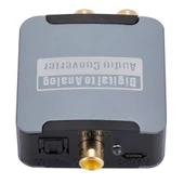 Dijitalden Analog’a Ses Dönüştürücü | 192KHz DAC | Optik & Koaksiyel Giriş | RCA + 3.5mm Çıkış - 1