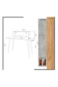 FUHO Camila Çalışma Masası thumbnail 4