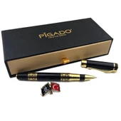 İşlemeli İsme Kişiye Özel Roller Kalem ve Türk Bayrağı Rozet Seti thumbnail 1