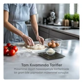 Şımart Akıllı Mutfak Terazisi Bluetooth Destekli Hassas Dijital Ölçüm - 3